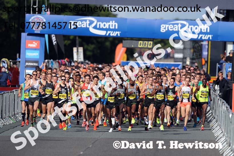Mens Great North Run. Photo: David T. Hewitson/Sports for All Pics
